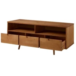 Cara Mid-Century Modern 3 Drawer TV Stand For TVs Up To 65" - Saracina Home -Quality Furniture Store GUEST 0e714800 a100 48a4 b268 40d5b58b3806