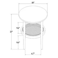 Wood & Cane Round Accent Side Table - Hearth & Hand™ With Magnolia 20 Wood & Cane Round Accent Side Table - Hearth & Hand™ With Magnolia -Quality Furniture Store GUEST 0eb2755c d2db 4090 861c f37402a4c9dc