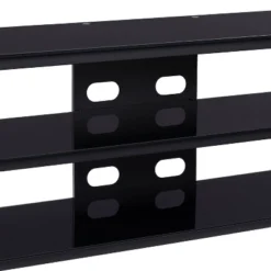 Travers Open Shelves TV Stand For TVs Up To 82" Black - CorLiving -Quality Furniture Store GUEST 0edd0c04 1c33 446e b656 8d2c7ae77ed5