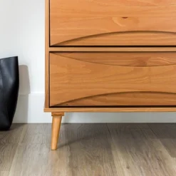 Mid-Century Modern Contoured 5 Drawer Chest Of Drawers - Saracina Home 27 Mid-Century Modern Contoured 5 Drawer Chest Of Drawers - Saracina Home -Quality Furniture Store GUEST 0f5cbf53 2e99 4bcc aaf1 b03b69ec62db