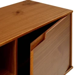 Solid Wood Mid-Century Modern TV Stand For TVs Up To 80" - Saracina Home -Quality Furniture Store GUEST 1230d599 1ffc 49f5 88b2 9c14434896a7