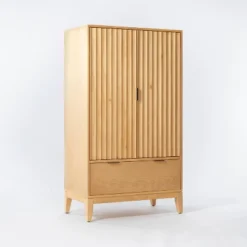 55" Thousand Oaks Wood Scalloped Cabinet - Threshold™ Designed With Studio McGee -Quality Furniture Store GUEST 13793a96 4ce8 460c bb62 c7acc7187de8