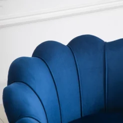 HomCom Elegant Velvet Upholstered Accent Leisure Club Chair With Gold Metal Legs -Quality Furniture Store GUEST 17944fc6 ba91 4e26 a8d8 2453f7f19394