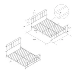 Waldorf Metal Bed - Room & Joy -Quality Furniture Store GUEST 1d6d3952 641b 4796 9aef f458cb803853