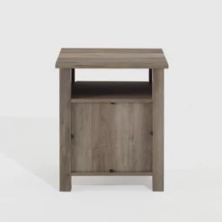 Transitional Classic Windowpane Storage Side Table - Saracina Home -Quality Furniture Store GUEST 1f9f616c 5dfb 4a69 aed2 39c216f81c4c