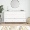 6 Drawer Finley Dresser White - Novogratz -Quality Furniture Store GUEST 2064a0ba e4d3 43b4 bdb0 8e9190840ff8
