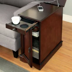 Gantzer 1 Drawer Side Table With USB Ports - HOMES: Inside + Out -Quality Furniture Store GUEST 2848e98c 6c12 494e b7ed 1ba2a242657d