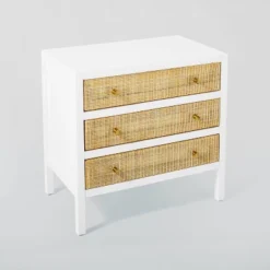 Springville 3 Drawer Nightstand White - Threshold™ Designed With Studio McGee -Quality Furniture Store GUEST 2aec47cc d72c 4c7b bf64 e9ab76b448eb