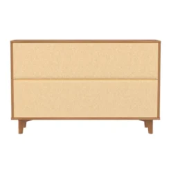 Mid-Century Modern Groove Wood 6 Drawer Dresser - Saracina Home -Quality Furniture Store GUEST 2d7f1595 bb06 4f69 bbcf f8f3efce41a8