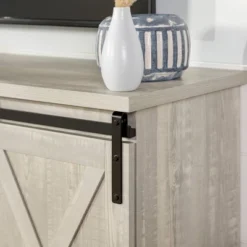 Modern Transitional Sliding Barndoor TV Stand For TVs Up To 65"- Saracina Home 27 Modern Transitional Sliding Barndoor TV Stand For TVs Up To 65"- Saracina Home -Quality Furniture Store GUEST 2ed1e221 3435 4c95 a81e 6f1a77314c8f