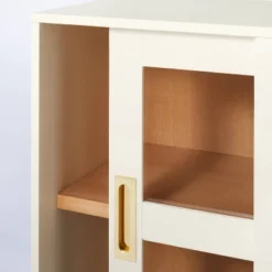 32" Promontory Sliding Glass 2 Door Cabinet - Threshold™ Designed With Studio McGee -Quality Furniture Store GUEST 398e0eec bec3 45c1 95e7 a8239c467b48