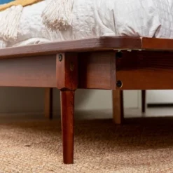 Boho Solid Wood Spindle Platform Bed - Saracina Home -Quality Furniture Store GUEST 3eed612c 8a92 4ef4 835b fe0d274d907d