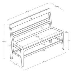 Wood Ladder Back Bench - Hearth & Hand™ With Magnolia -Quality Furniture Store GUEST 46efa1ae da8d 491f b419 88f9c667e10a