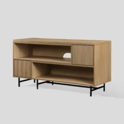 Modern Reeded Door Extendable TV Stand For TVs Up To 50" - Saracina Home 21 Modern Reeded Door Extendable TV Stand For TVs Up To 50" - Saracina Home -Quality Furniture Store GUEST 477dbe29 17b9 4045 b470 35d21aade85d