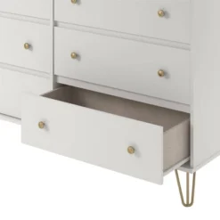 6 Drawer Finley Dresser White - Novogratz -Quality Furniture Store GUEST 47db4d74 70fc 45a6 aa76 fc193a104db3