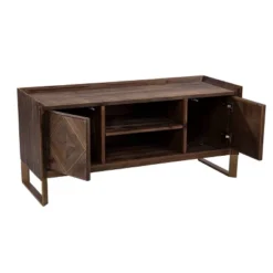 Glacerad Reclaimed Wood Media Console For TVs Upto 50" Brown - Aiden Lane -Quality Furniture Store GUEST 4bd16b9b 7878 4b86 840d 8ad0879c2604