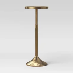 Lasker Patina Brass Drink Table Brass - Threshold™ -Quality Furniture Store GUEST 4ce6a8a2 ec0a 4ff8 a987 c943a4d32ee3