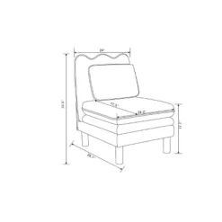 Bencia Slipper Chair Mustard - Opalhouse™ Designed With Jungalow™ -Quality Furniture Store GUEST 4d80f964 dbda 460c 8ee2 654eb7314d72