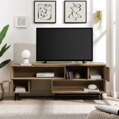 Modern Reeded Door Extendable TV Stand For TVs Up To 50" - Saracina Home 20 Modern Reeded Door Extendable TV Stand For TVs Up To 50" - Saracina Home -Quality Furniture Store GUEST 4ec78b70 4c65 40cb ac6e 350b0e995cb0