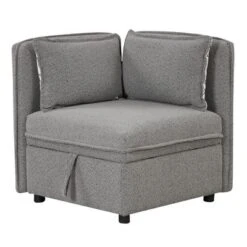 122.8" Minimalist Convertible Modular Sofa, Upholstered Sectional Sofa Couch With 5 Pillows-ModernLuxe -Quality Furniture Store GUEST 4f5df18d 3a41 40e4 ab5d d5cf1bbfde15