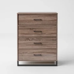 Mixed Material 4 Drawer Dresser - Room Essentials™ -Quality Furniture Store GUEST 5ae3294d 7b1e 49a6 9199 9fb307d27836