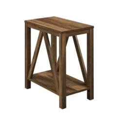 Taylen A Frame Farmhouse Open Storage Side Table - Saracina Home 15 Taylen A Frame Farmhouse Open Storage Side Table - Saracina Home -Quality Furniture Store GUEST 66db052e a2e0 4050 96f6 499d622071f8