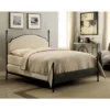 Geraldine Upholstered Headboard Poster Panel Bed Powder Coated Gun Metal - HOMES: Inside + Out -Quality Furniture Store GUEST 68b63e82 d308 4da5 a092 5b7b86bff086