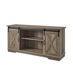 Modern Transitional Sliding Barndoor TV Stand For TVs Up To 65"- Saracina Home 39 Modern Transitional Sliding Barndoor TV Stand For TVs Up To 65"- Saracina Home -Quality Furniture Store GUEST 693360a1 c63d 4f0c b1fe df6988b47d91