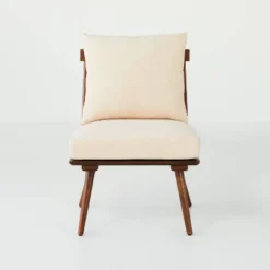 Spindle Back Accent Chair With Cushions Brown/Cream - Hearth & Hand™ With Magnolia 10 Spindle Back Accent Chair With Cushions Brown/Cream - Hearth & Hand™ With Magnolia -Quality Furniture Store GUEST 73f76910 42de 4f93 b7f9 c4d237cc0893