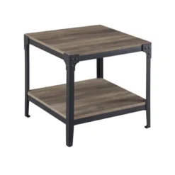 Set Of 2 Benny Urban Industrial Angle Iron Side Tables - Saracina Home -Quality Furniture Store GUEST 76f809fb 6a41 4b42 b57c 7bb87a213789