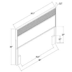 Wood & Cane Transitional Headboard - Hearth & Hand™ With Magnolia -Quality Furniture Store GUEST 80627b94 92e4 48a9 a766 37f507ba73be