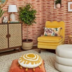 Bencia Slipper Chair Mustard - Opalhouse™ Designed With Jungalow™ -Quality Furniture Store GUEST 83ff8f64 8468 4fcf a26a d3ef3492ee59