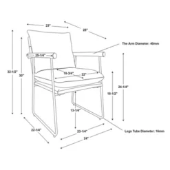 Cushioned Metal & Wood Accent Arm Chair - Cream/Black - Hearth & Hand™ With Magnolia -Quality Furniture Store GUEST 84c70339 8fe6 4d7e 9c25 b29cf77d6a96