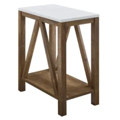 Taylen A Frame Farmhouse Open Storage Side Table - Saracina Home 17 Taylen A Frame Farmhouse Open Storage Side Table - Saracina Home -Quality Furniture Store GUEST 8a56e050 18a3 4e19 8714 e5ed52064b38