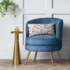 Beadle Accent Chair With Brass Leg Velvet Blue - Project 62™ 1 Beadle Accent Chair With Brass Leg Velvet Blue - Project 62™ -Quality Furniture Store GUEST 8ccbf5b0 9e09 4135 98bb 0abf3c1d375e