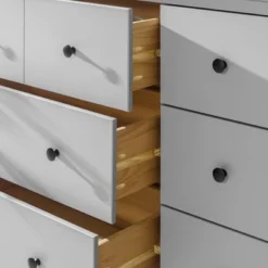 Stiva Classic Mid-Century Modern Horizontal 6 Drawer Dresser - Saracina Home -Quality Furniture Store GUEST 91898bd5 b026 4577 881c aaf75dec2792