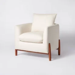 Elroy Faux Shearling Accent Chair With Wood Legs - Threshold™ Designed With Studio McGee 22 Elroy Faux Shearling Accent Chair With Wood Legs - Threshold™ Designed With Studio McGee -Quality Furniture Store GUEST 92cdde9c f944 4b57 a938 462963d536a2