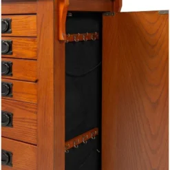 Delia Jewelry Armoire Brown - Powell Company -Quality Furniture Store GUEST 95bfe438 f7a8 49a2 adec 9f7eeb134cab