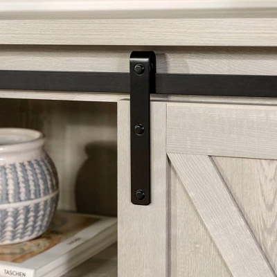 Modern Transitional Sliding Barndoor TV Stand For TVs Up To 65"- Saracina Home 7 Modern Transitional Sliding Barndoor TV Stand For TVs Up To 65"- Saracina Home - Image 5