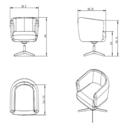 Morpho Swivel Armchair - Threshold™ -Quality Furniture Store GUEST a3b3d07e 0d72 4668 abc8 9eef5cda41b8