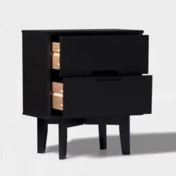 Mid-Century Modern Wood Nightstand - Saracina Home -Quality Furniture Store GUEST a49f45e0 1fa8 4d59 a9d4 46994240cbf1