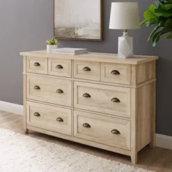 Fontella Transitional 6 Drawer Dresser - Saracina Home -Quality Furniture Store GUEST ad2ca4ce 0c93 4e61 8199 c0e49b891a17