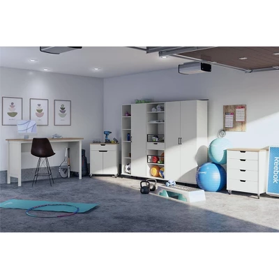 36" Vario 2 Door Wide Storage Cabinet White - Room & Joy 13 36" Vario 2 Door Wide Storage Cabinet White - Room & Joy - Image 11