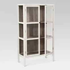 56.2" Hadley Library Cabinet With Glass Shell White - Threshold™ -Quality Furniture Store GUEST b3be3e09 a22b 4dd7 963c b3cc3e349a54