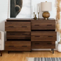 Higgins Modern Horizontal 6 Drawer Dresser - Saracina Home -Quality Furniture Store GUEST b9ad2599 c3d3 4715 919d 305b0736c463