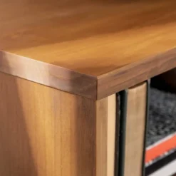 Cara Mid-Century Modern 3 Drawer TV Stand For TVs Up To 65" - Saracina Home -Quality Furniture Store GUEST c0771c8f 1199 4b9d aa3f 8f005f897cbe