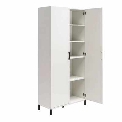 36" Vario 2 Door Wide Storage Cabinet White - Room & Joy 6 36" Vario 2 Door Wide Storage Cabinet White - Room & Joy - Image 4