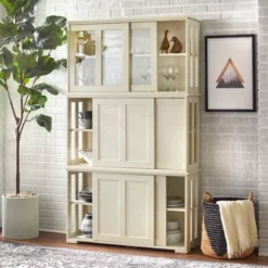 Pacific Stackable Cabinet With Sliding Doors - Buylateral -Quality Furniture Store GUEST ce57ff6e da8e 40c0 9bc4 14b76df881af