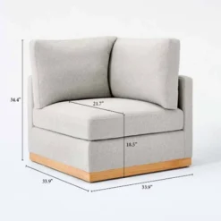 Woodland Hills Modular Sectional Corner Light Gray - Threshold™ Designed With Studio McGee -Quality Furniture Store GUEST d13a80c0 94a7 4a14 807c 01f454d7e453