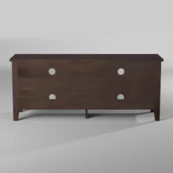 Transitional 4 Cubby Wood Open Storage TV Stand For TVs Up To 65"- Saracina Home -Quality Furniture Store GUEST d19d33bf 7971 4a2c 9f62 7f842ee0c099